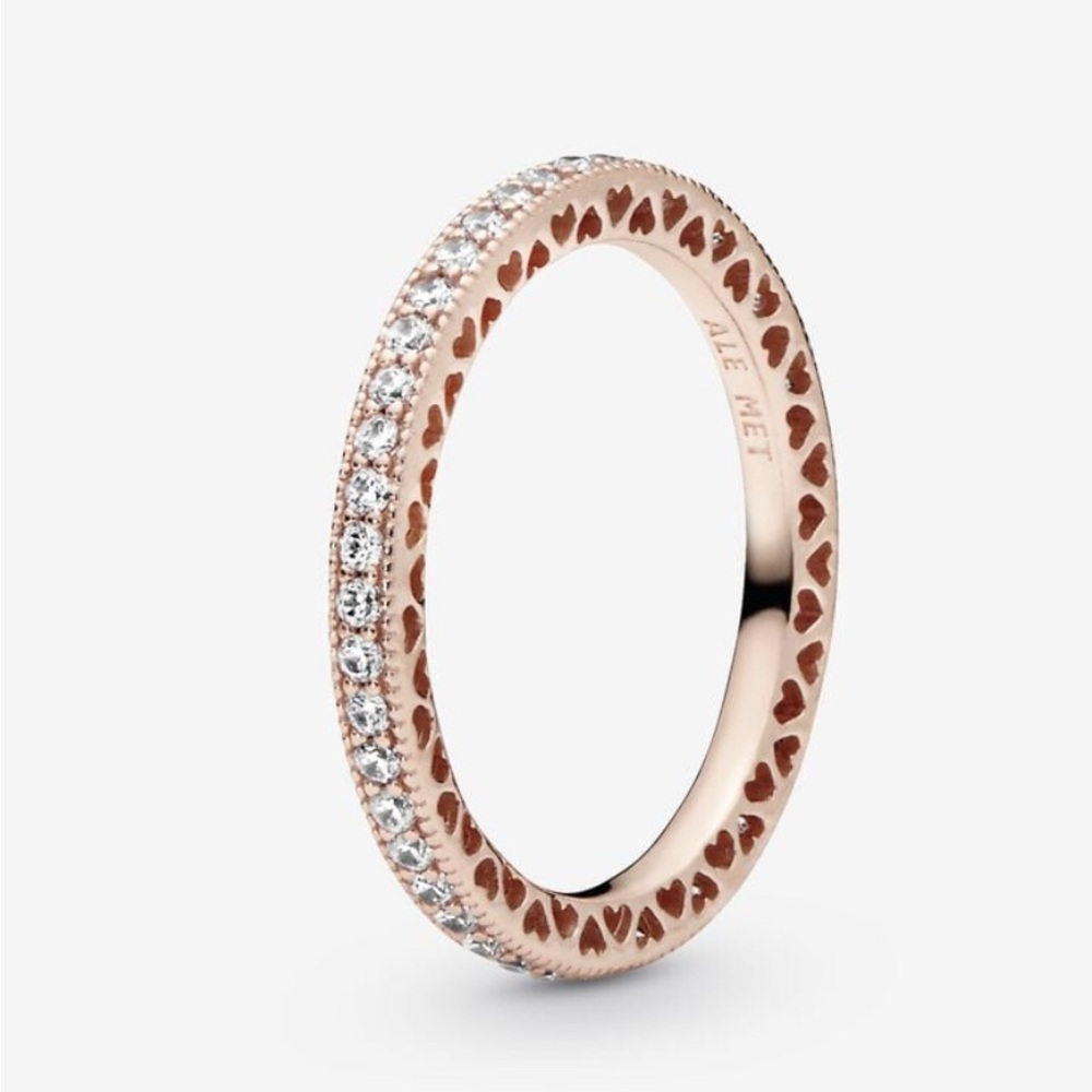 Pandora Sparkle & Hearts Ring